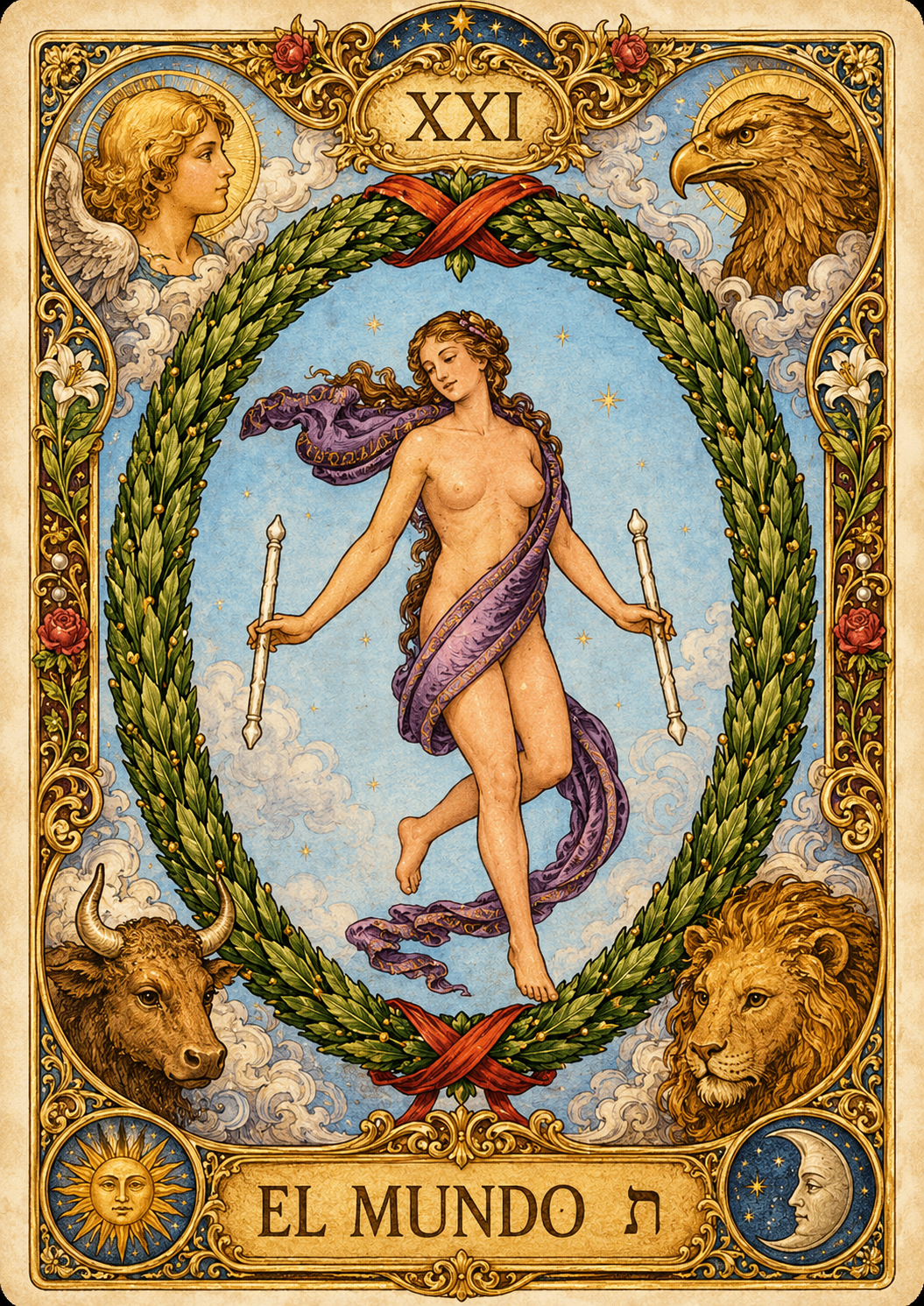 Carta de tarot El Mundo