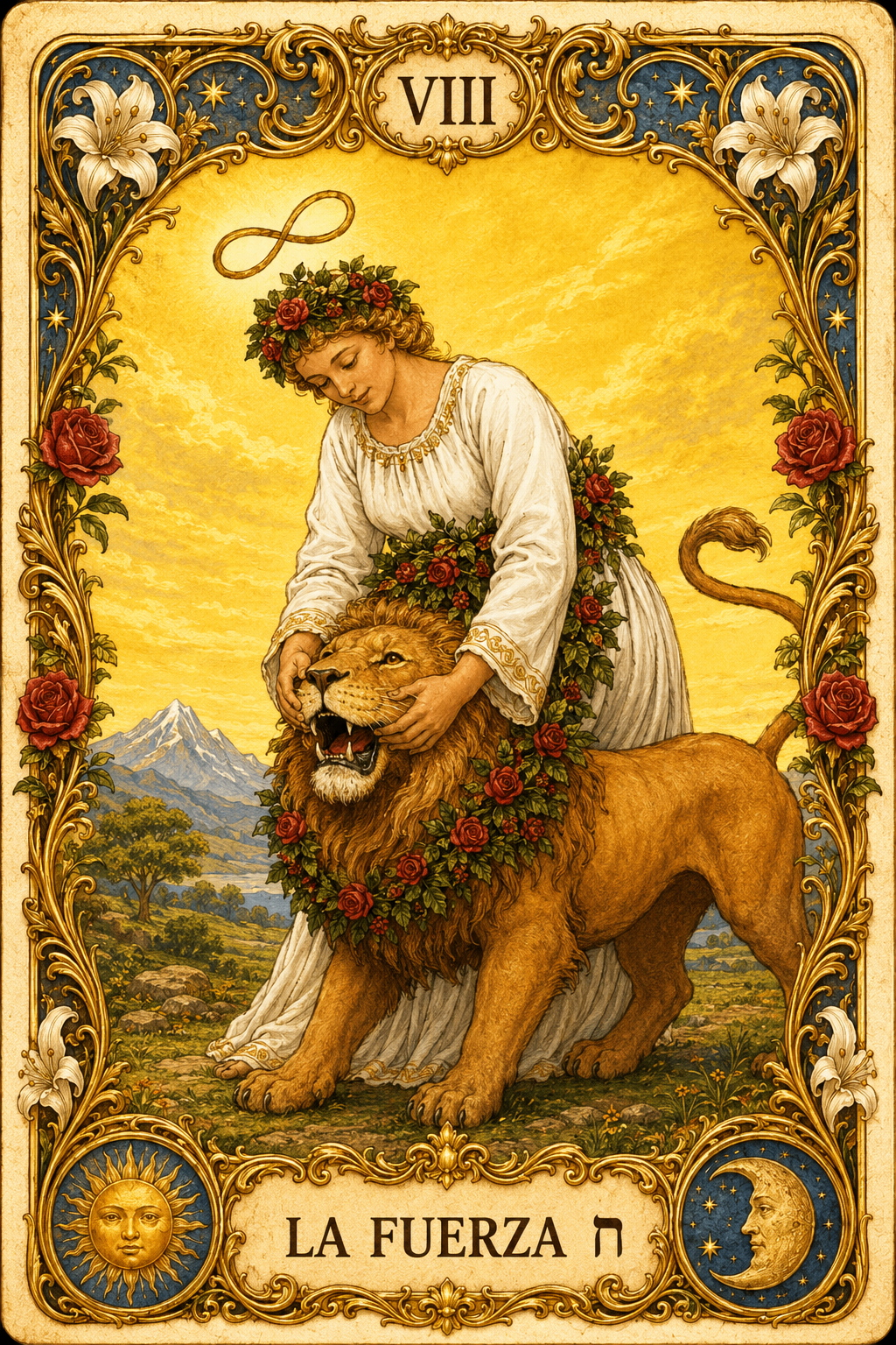 Carta de tarot La Fuerza