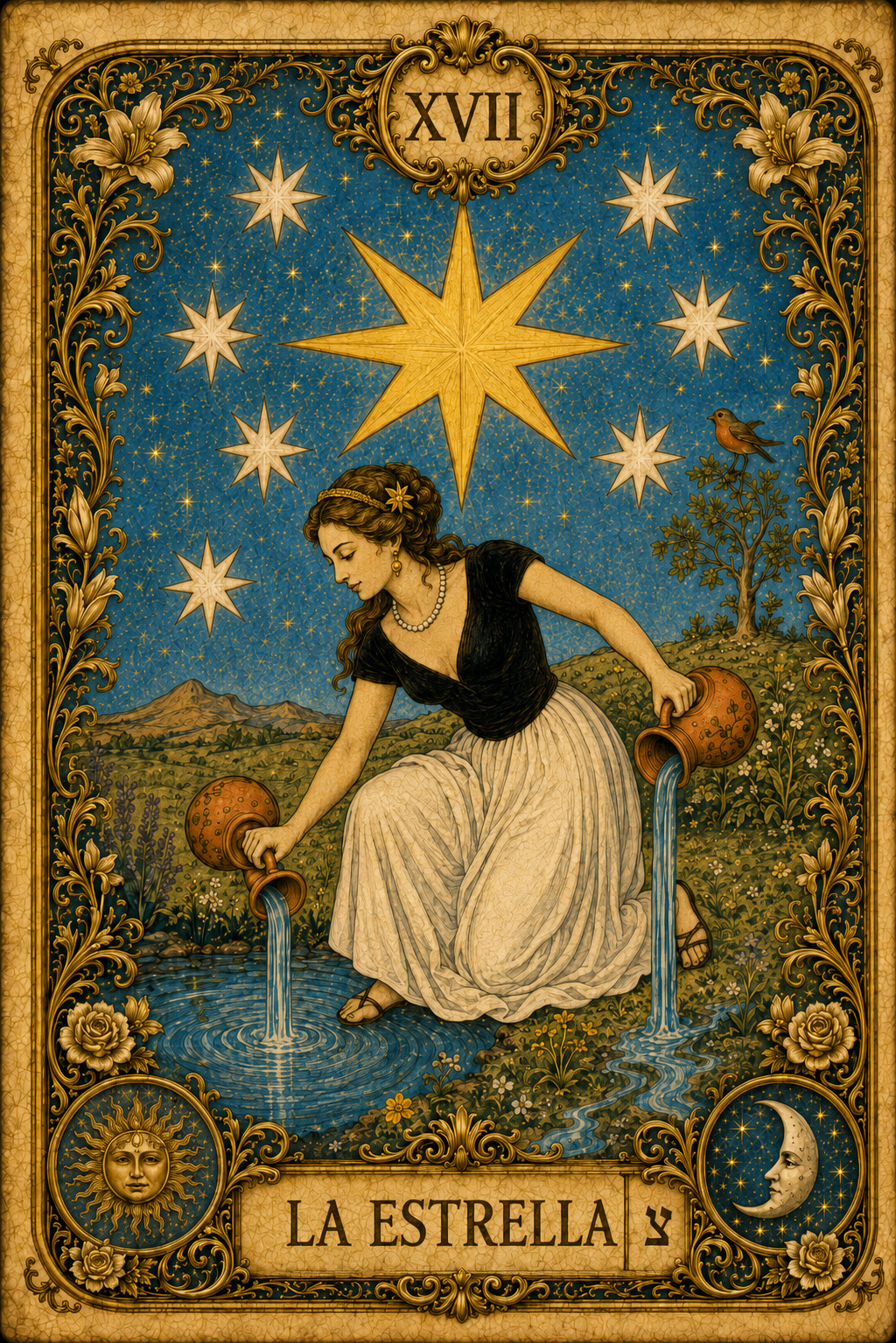 Carta de tarot La Estrella