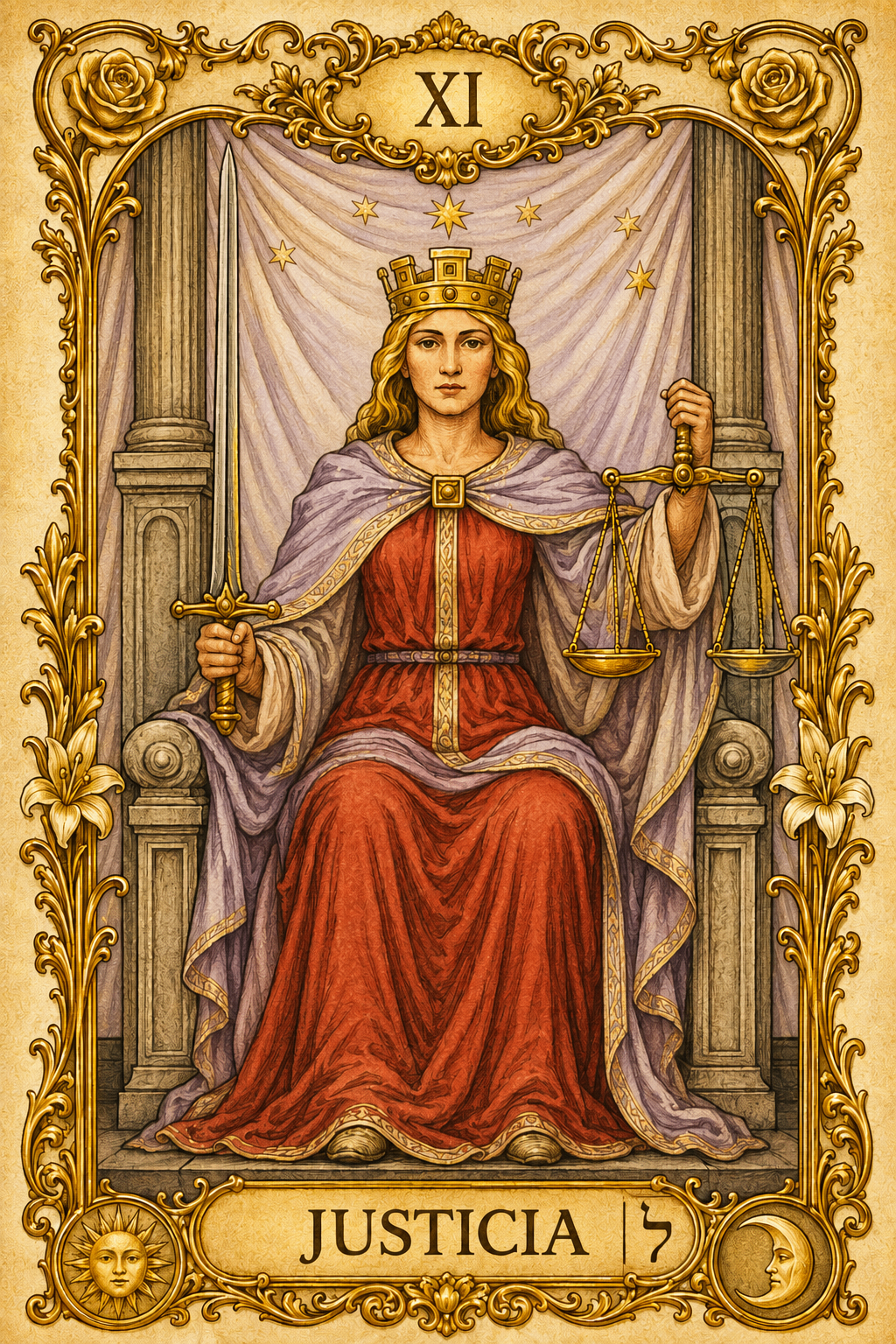 Carta de tarot La Justicia